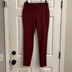 EUC Express Burgundy Skinny Dress Pants - 2R